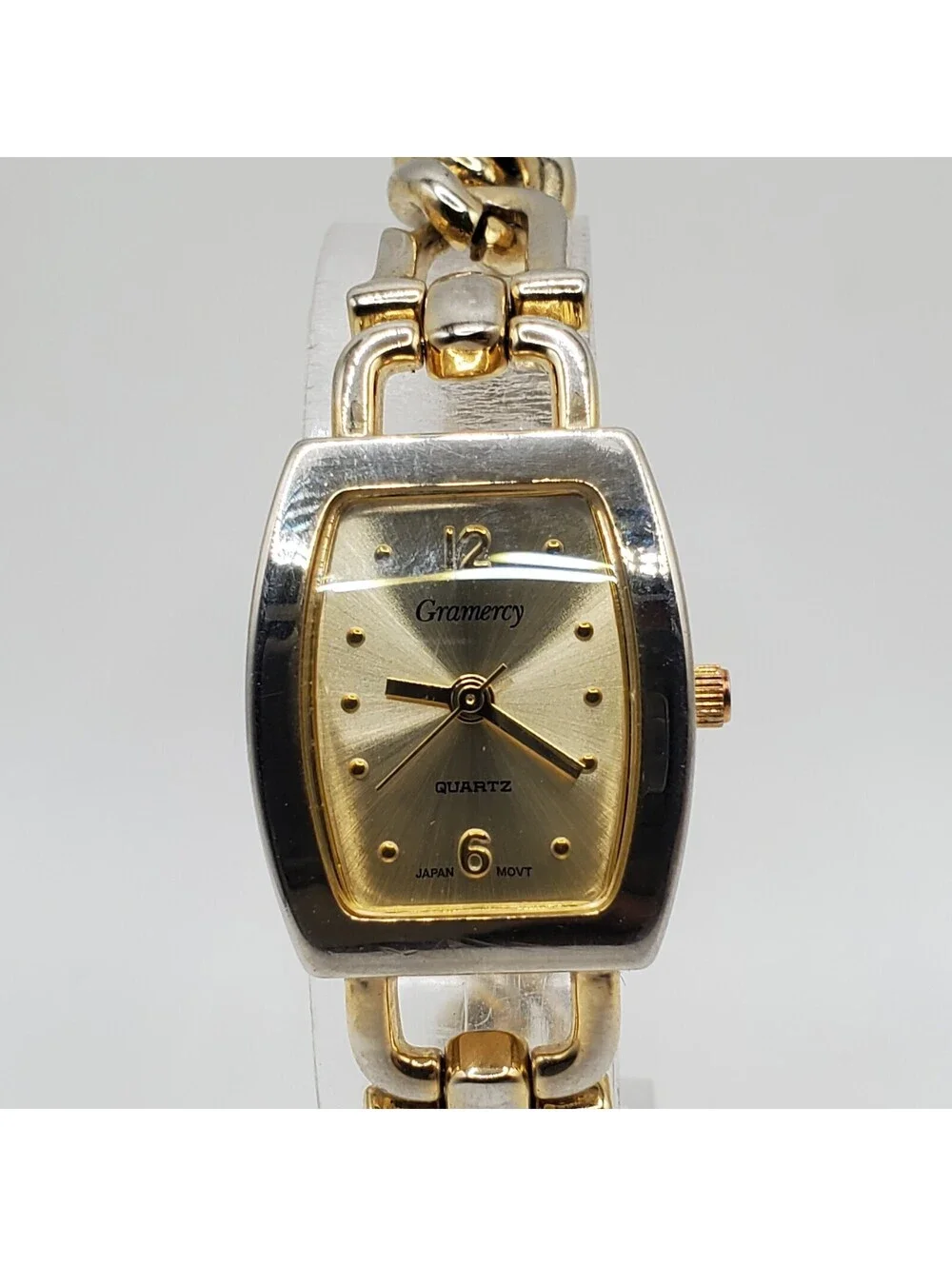 Gramercy Quartz Watch Women 20mm Two-Tone New Battery